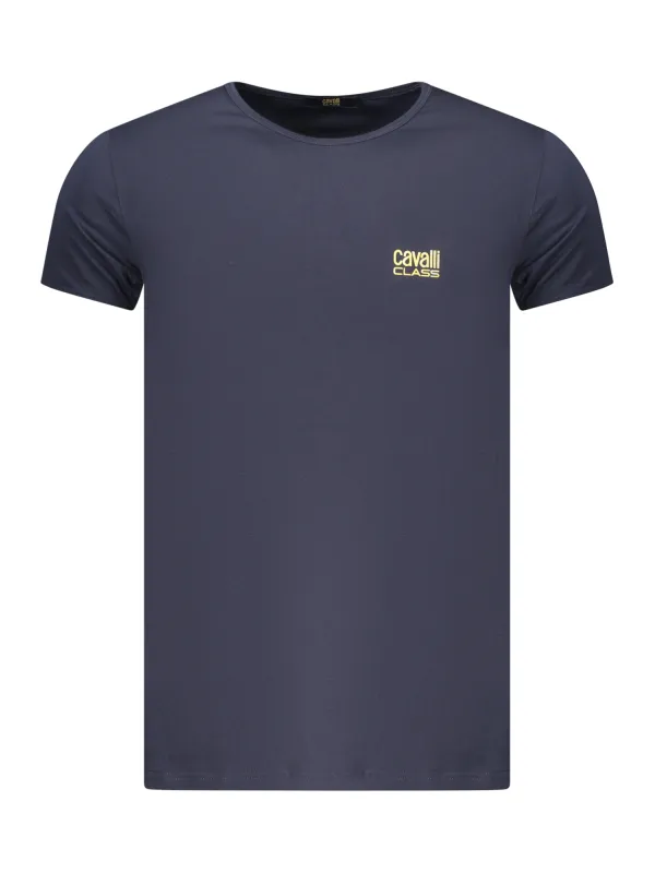 Cavalli Class Herren T-Shirt Blau leihen | Flex-Fashion Verleih