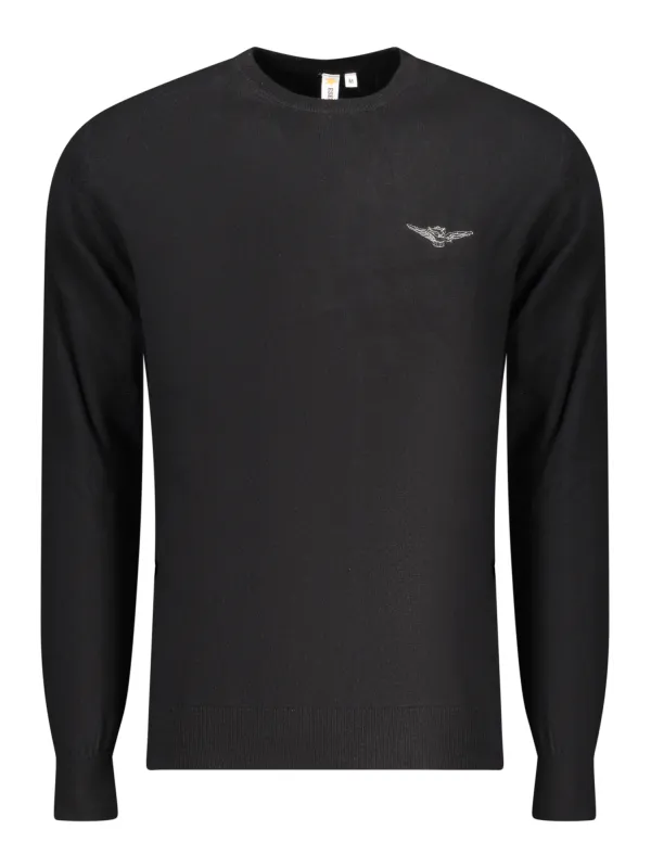 ACCADEMIA MILITARE Herrenpullover mieten – Schwarz, 100% Baumwolle