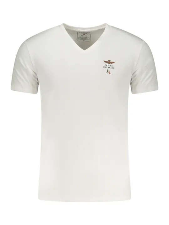 AERONAUTICA MILITARE Herren Outdoor-T-Shirt Weiß