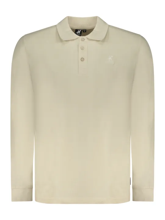 U.S. GRAND Herren Poloshirt Beige leihen | Flex-Fashion