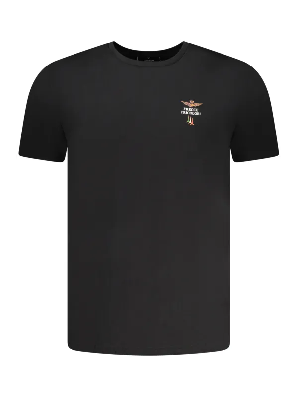 AERONAUTICA MILITARE Herren T-Shirt Schwarz mieten | Flex-Fashion
