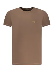 AERONAUTICA MILITARE Herren T-Shirt Braun leihen | Flex-Fashion