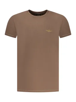 AERONAUTICA MILITARE Herren Outdoor-T-Shirt Braun