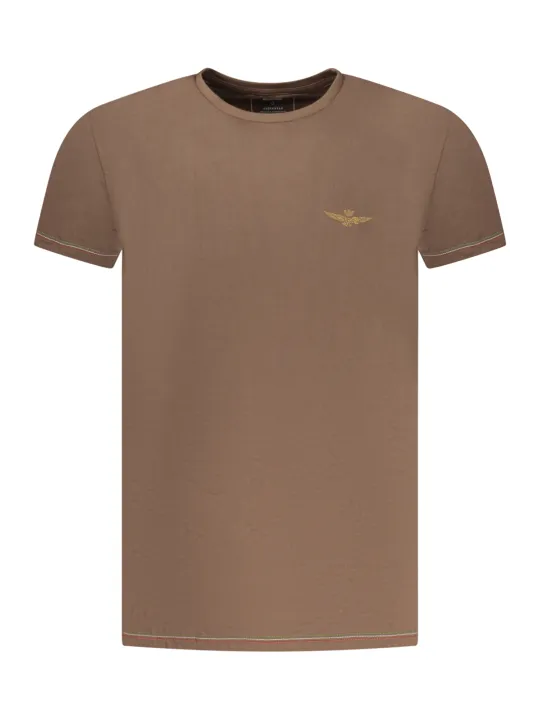 AERONAUTICA MILITARE Herren T-Shirt Braun leihen | Flex-Fashion