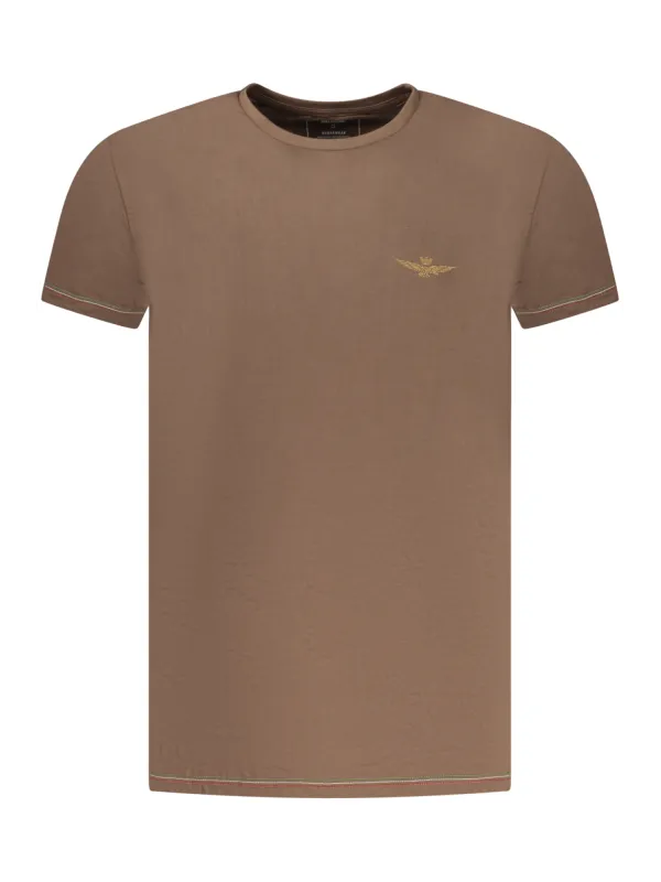 AERONAUTICA MILITARE Herren T-Shirt Braun leihen | Flex-Fashion