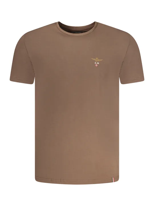 AERONAUTICA MILITARE Herren T-Shirt mieten - Braun | Flex-Fashion