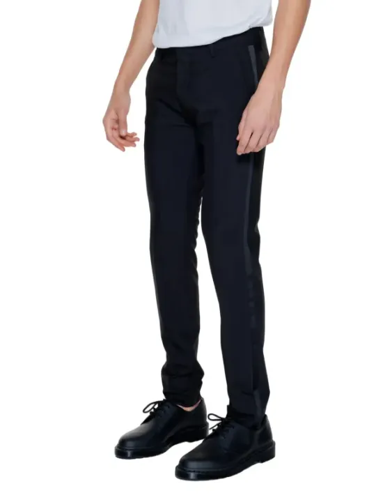 Marineblaue Slim-Fit-Hosen