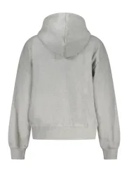 Calvin Klein Damen Kapuzen-Sweatshirt Grau mieten | Flex-Fashion