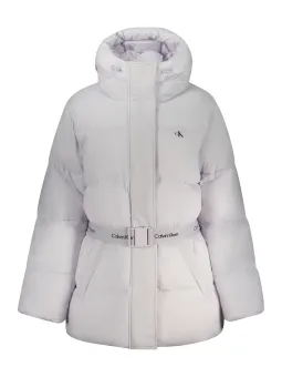 Calvin Klein Damen Kapuzenjacke Violett mieten | Flex-Fashion
