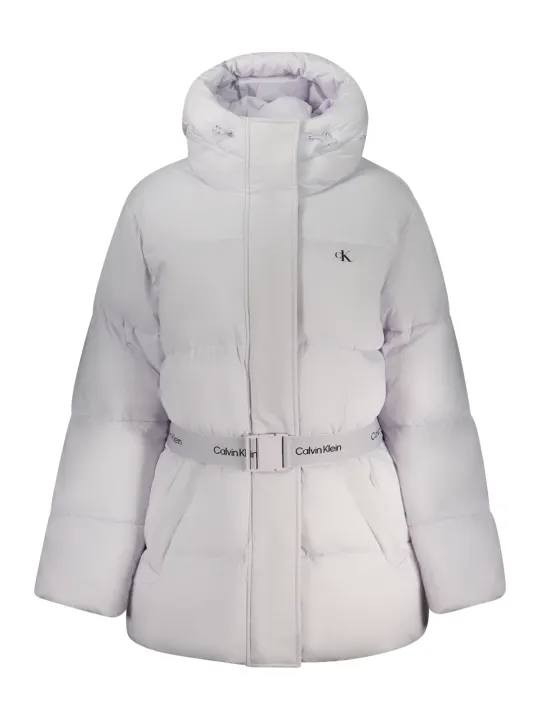 Calvin Klein Damen Kapuzenjacke Violett mieten | Flex-Fashion