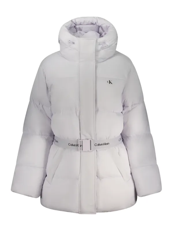 Calvin Klein Damen Kapuzenjacke Violett mieten | Flex-Fashion