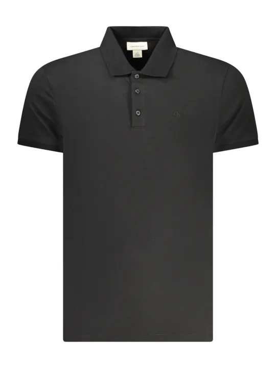 Calvin Klein Herren Poloshirt Schwarz mieten | Flex-Fashion