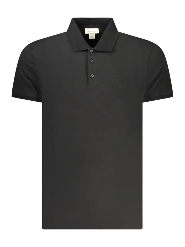Calvin Klein Herren Poloshirt Schwarz mieten | Flex-Fashion