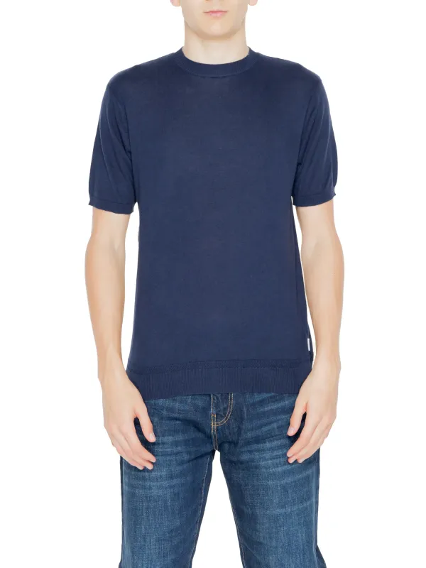 Beiger Baumwollpullover mit Textur