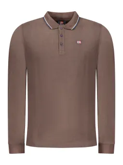 NORWAY 1963 Herren Poloshirt Braun mieten bei Flex-Fashion