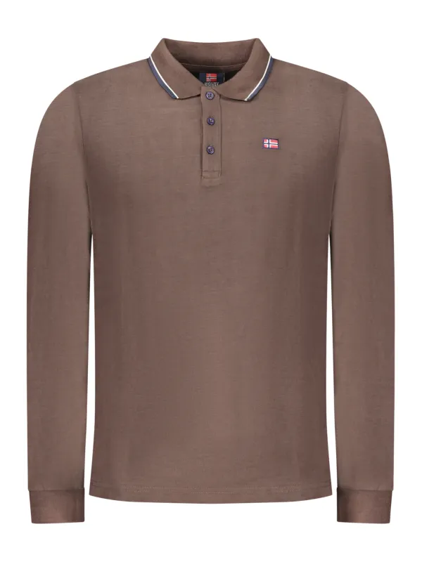 NORWAY 1963 Herren Poloshirt Braun mieten bei Flex-Fashion