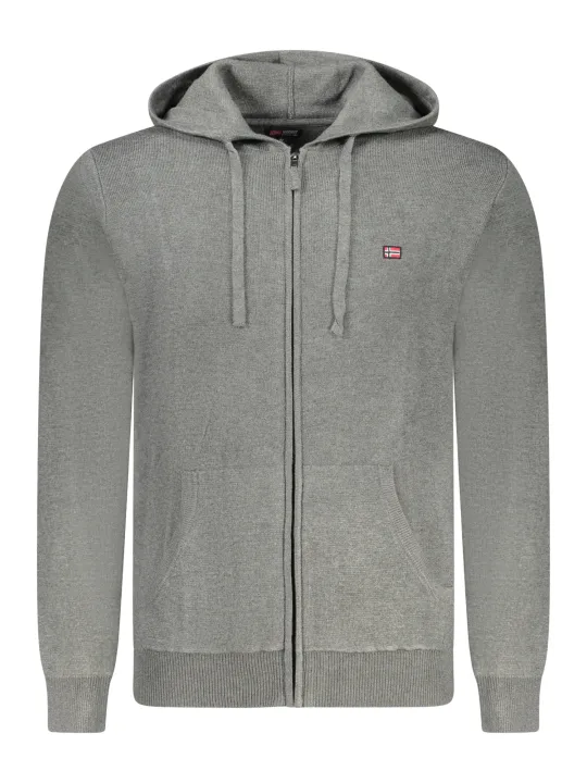 NORWAY 1963 Herren Strickjacke Grau leihen bei Flex-Fashion