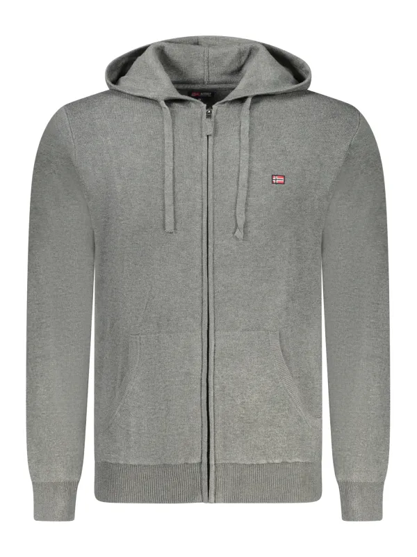NORWAY 1963 Herren Strickjacke Grau leihen bei Flex-Fashion
