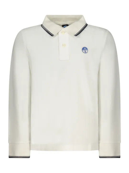 North Sails Jungen Poloshirt Weiß mieten | Flex-Fashion