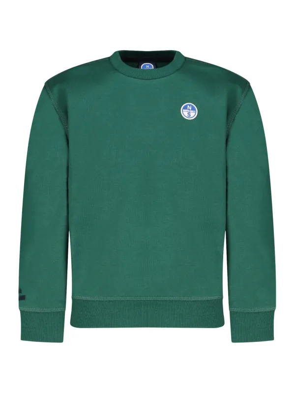North Sails Jungen Sweatshirt mieten - Grün, Größen 6-14A