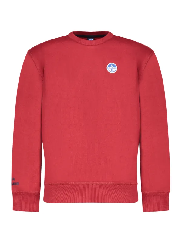 North Sails Jungen Sweatshirt Rot mieten | Flex-Fashion