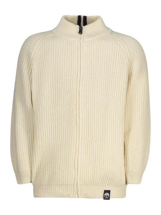 North Sails Jungen Strickjacke Weiß leihen | Flex-Fashion Verleih