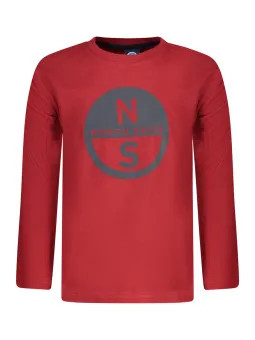North Sails Jungen T-Shirt Rot mieten | Flex-Fashion Verleih
