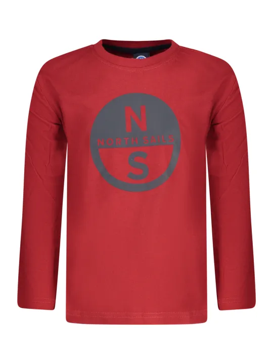 North Sails Jungen T-Shirt Rot mieten | Flex-Fashion Verleih