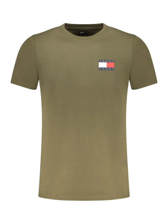 Tommy Hilfiger Herren T-Shirt Grün mieten - Flex-Fashion