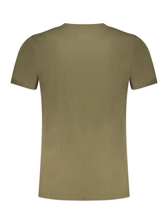 Tommy Hilfiger Herren T-Shirt Grün mieten - Flex-Fashion