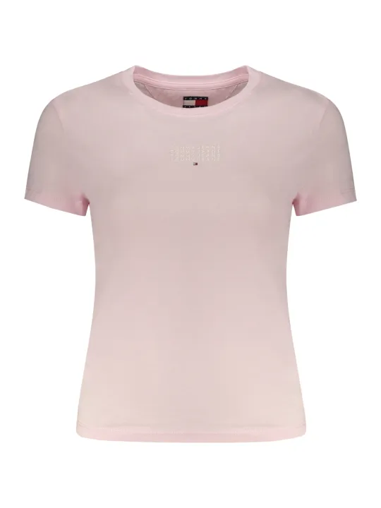 Tommy Hilfiger Damen T-Shirt Rosa | online kaufen