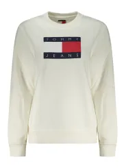 Tommy Hilfiger Damen Sweatshirt Weiß mieten - Flex-Fashion