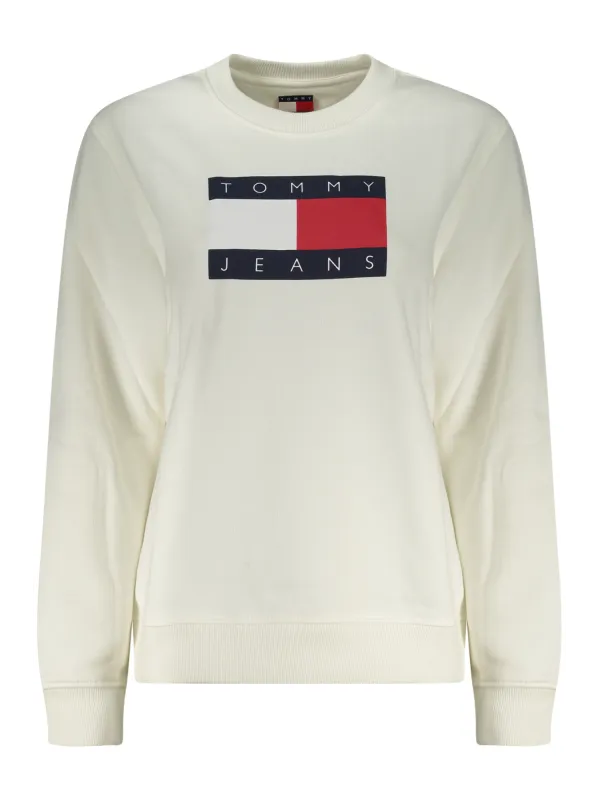 Tommy Hilfiger Damen Sweatshirt Weiß mieten - Flex-Fashion