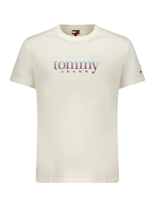 Tommy Hilfiger Herren T-Shirt Weiß mieten bei Flex-Fashion