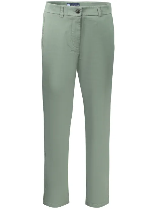 North Sails Damen Chino-Hose Grün mieten | Flex-Fashion