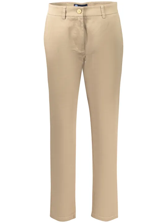 North Sails Damen Chino-Hose Braun mieten | Flex-Fashion