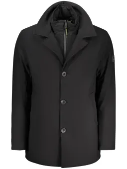 North Sails Herren Trenchjacke Schwarz mieten | Flex-Fashion