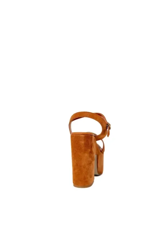 Samt High Heel Knöchelriemen