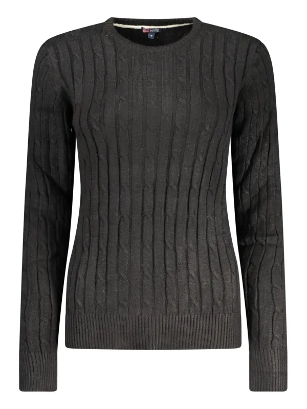 Schwarzer Damenpullover XL/L mieten – NORWAY 1963 Verleih
