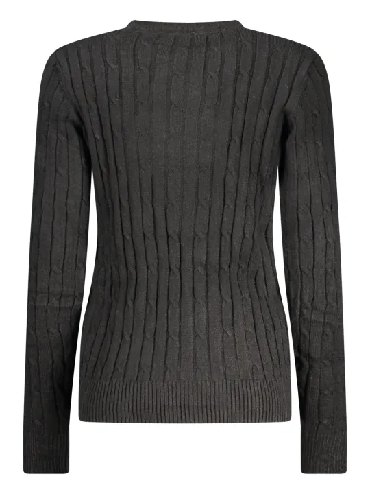 Schwarzer Damenpullover XL/L mieten – NORWAY 1963 Verleih