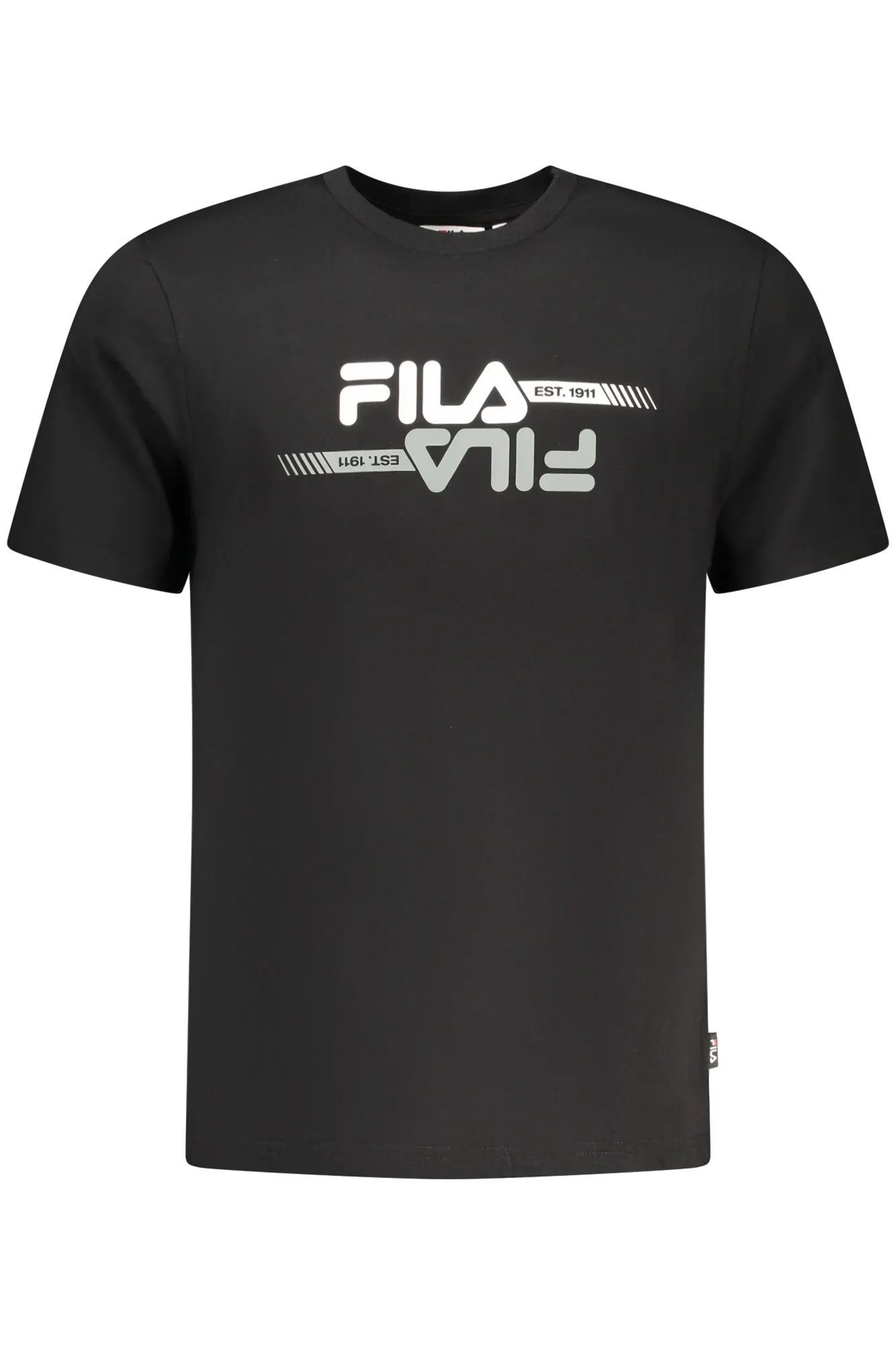 Herren Kurzarm-T-Shirt Schwarz FAM1126_NE80010