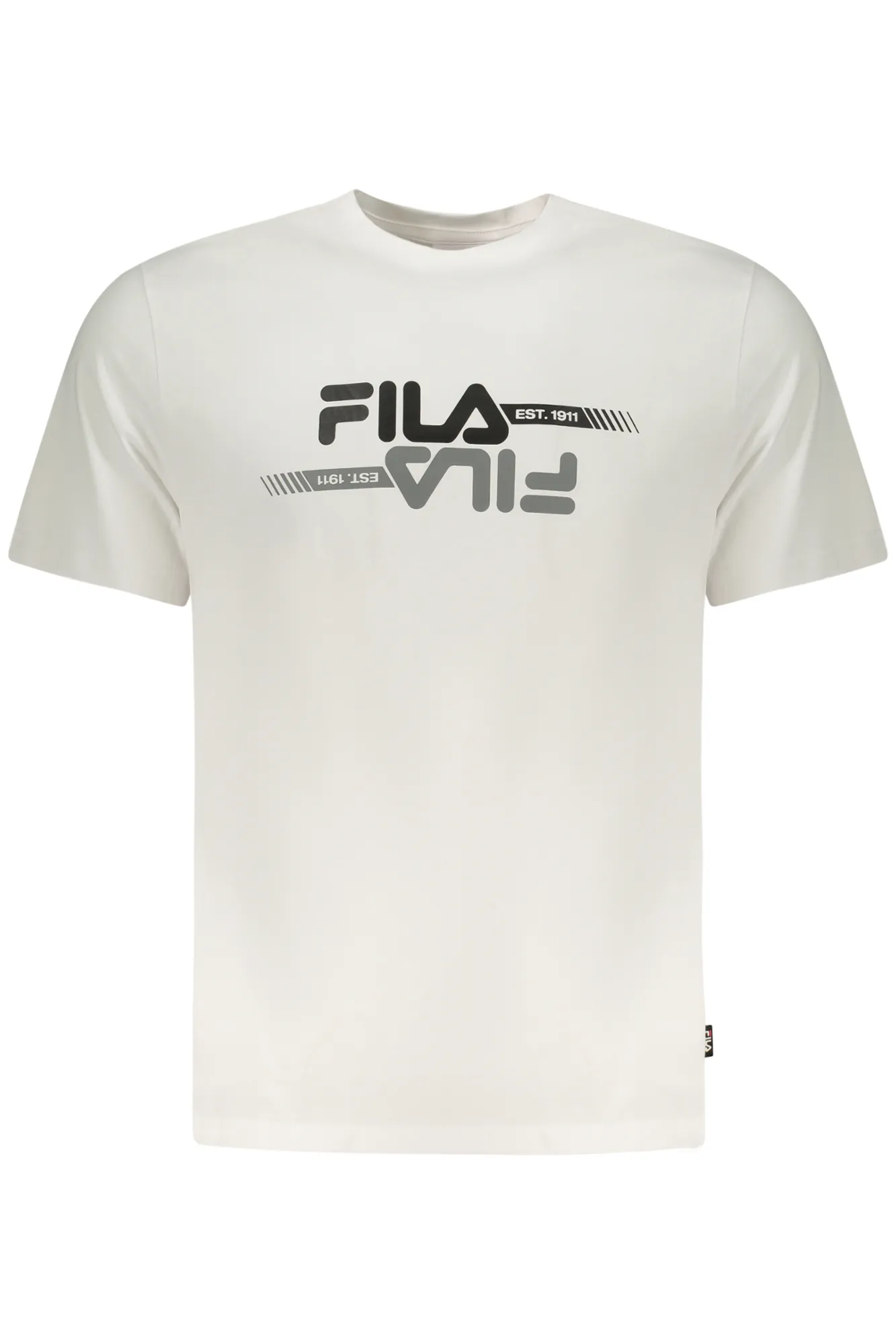 Herren Kurzarm-T-Shirt Weiß FAM1126_BI10001