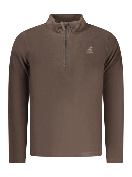 Braunes Herren-Fleece-Sweatshirt mieten | Flex-Fashion Verleih