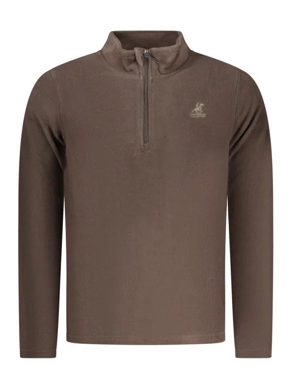 Braunes Herren-Fleece-Sweatshirt mieten | Flex-Fashion Verleih