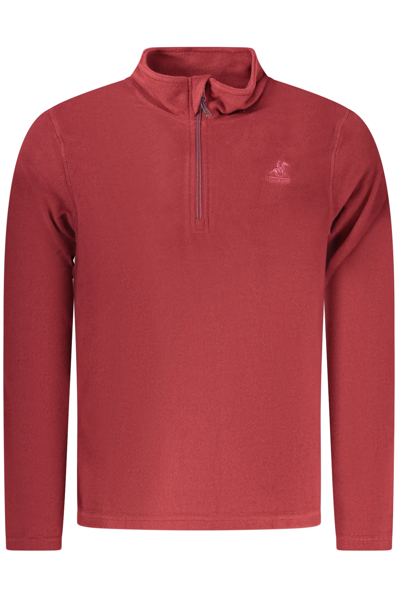 Herren Fleece-Sweatshirt Rot AU02831JUPITER_ROA9150