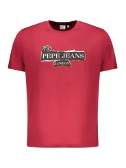 Pepe Jeans Herren T-Shirt Rot mieten – Flex-Fashion Verleih