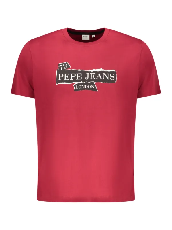 Pepe Jeans Herren T-Shirt Rot mieten – Flex-Fashion Verleih