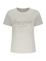 Pepe Jeans Damen T-Shirt XS Weiß mieten bei Flex-Fashion