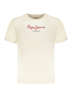 Pepe Jeans Herren Kurzarm-T-Shirt Beige | online kaufen