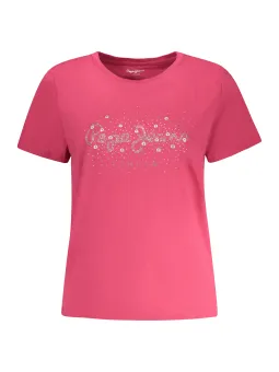 Pepe Jeans Damen T-Shirt Rosa mieten | Flex-Fashion Verleih